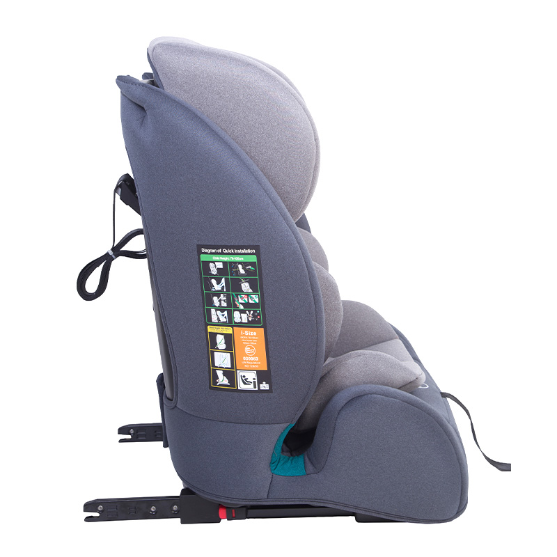 OG302A Simpleng Pag-install Premium Quality 76-150cm Child Car Seat na may isofix at Nangungunang Tether