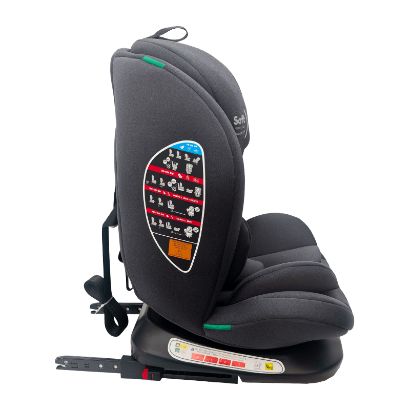 OG801A ECE R129 ISize Baby Car Seat 40-150cm ISOFIX Bata Kaligtasan ng Bata 360 Degree Paikutin Big Recline Para sa Mga Bata