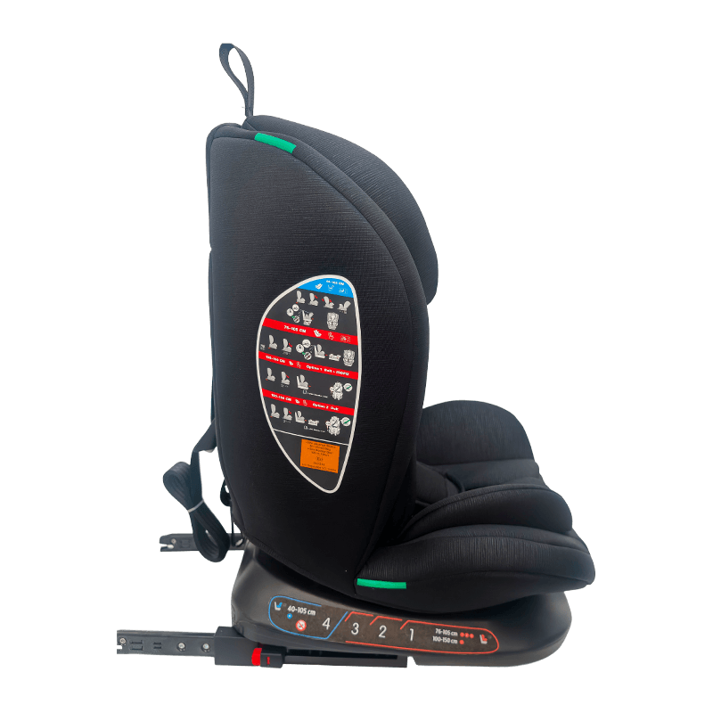 OG801A ECE R129 para sa 40-150cm mapapalitan ang pangkat ng sanggol 0 1 2 3 pagpigil sa upuan ng kotse na may isofix