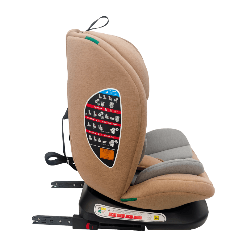 OG801A ECE R129 ISize Baby Car Seat 40-150cm ISOFIX Bata Kaligtasan ng Bata 360 Degree Paikutin Big Recline Para sa Mga Bata